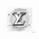 Letters V V L like Louis Vuitton logo  tattoo design idea