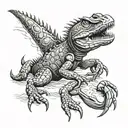 corocdile mix scorpion tattoo design idea