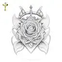 virgo theme tattoo design idea