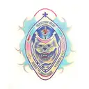 never be alone tattoo design idea