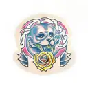 never be alone tattoo design idea