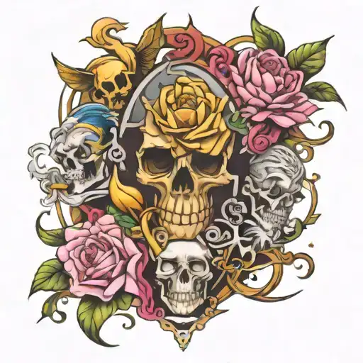 five deadly sins tattoo design idea