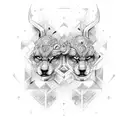 Gemini tattoo design idea