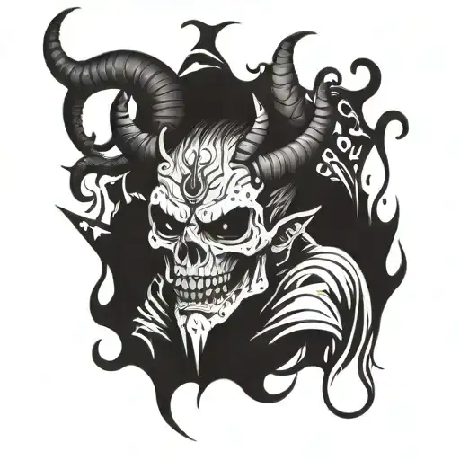 unorthodox, different, rebel, satan, anti-religion, outcast tattoo design idea
