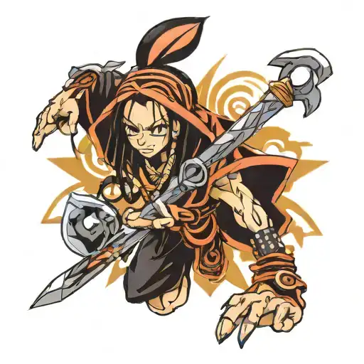 Shaman king tattoo design idea