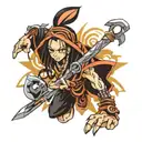 Shaman king tattoo design idea