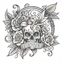domestic abuse survivor tattoo design idea