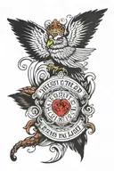 Trust in the LORD with all your heart, and do not lean on your own understanding. In all your ways acknowledge Him, and  tattoo design idea