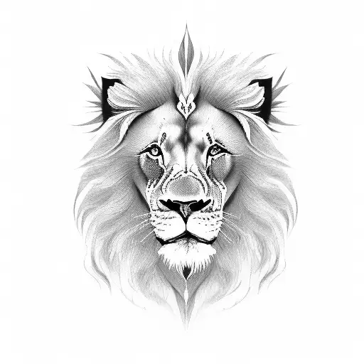 lion with names. Maria Aubrey  Courtney  Kristen tattoo design idea