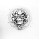 doom slayer tattoo design idea
