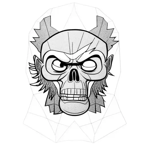 gorillaz tattoo design idea