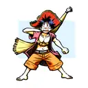 pirate luffy tattoo design idea