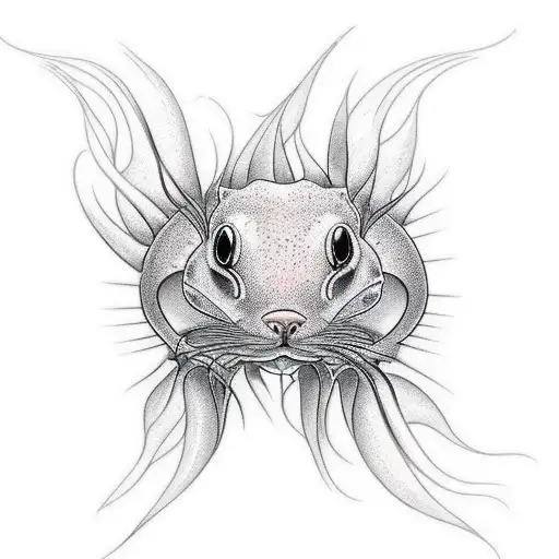 catfish  tattoo design idea