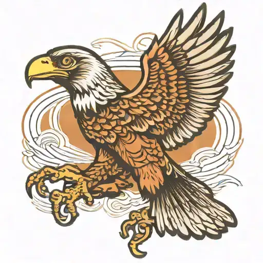 Wedge Tail Eagle tattoo design idea