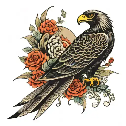 Wedge Tail Eagle tattoo design idea