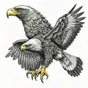 Wedge Tail Eagle tattoo design idea