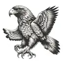 Wedge Tail Eagle tattoo design idea