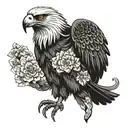 Wedge Tail Eagle tattoo design idea