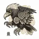 Wedge Tail Eagle tattoo design idea