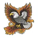 Wedge Tail Eagle tattoo design idea