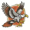 Wedge Tail Eagle tattoo design idea