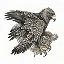 Wedge Tail Eagle tattoo design idea