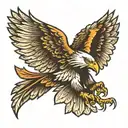 Wedge Tail Eagle tattoo design idea