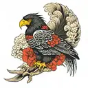 Wedge Tail Eagle tattoo design idea