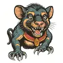 Tasmanian Devil tattoo design idea