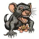 Tasmanian Devil tattoo design idea