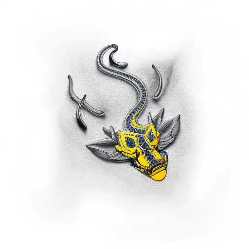 dont tread on me  tattoo design idea