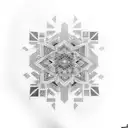 Keffiyeh pattern tattoo design idea