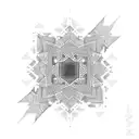 Keffiyeh pattern tattoo design idea