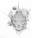 me vs me tattoo design idea