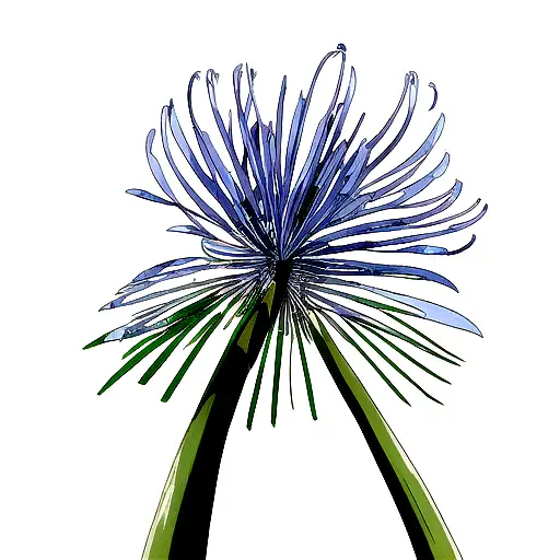 agapanthus tattoo design idea