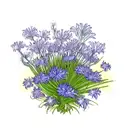 agapanthus tattoo design idea