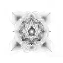 arm band tatto with 7 chakras tattoo design idea