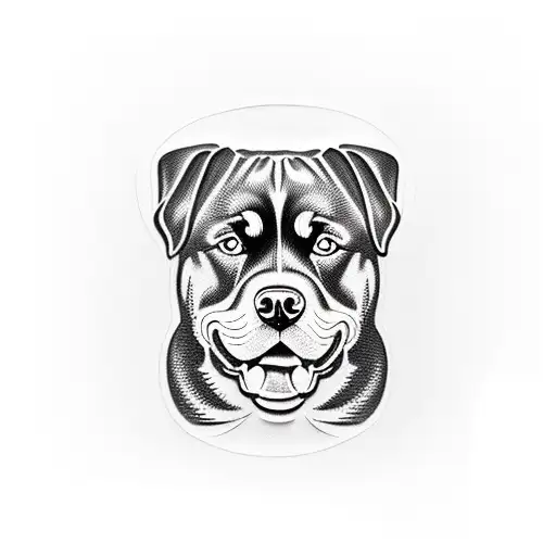 rottweiler tattoo design idea