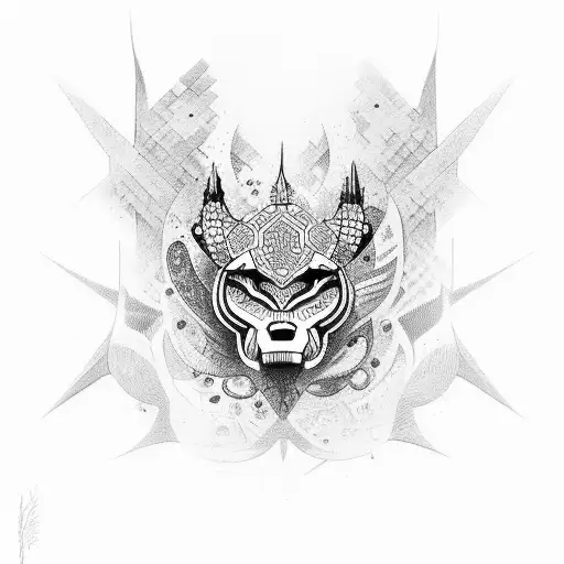 totem  tattoo design idea