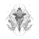 tank tattoo design idea