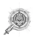 tank tattoo design idea