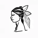 pocahontas tattoo design idea