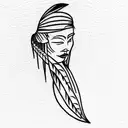 pocahontas tattoo design idea