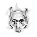 2pac tattoo design idea