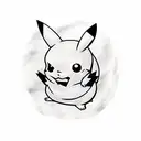 pikachu tattoo design idea