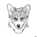 Corgi tattoo design idea