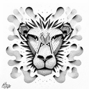 lion king tattoo design idea