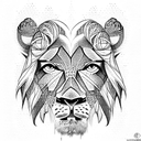 lion king tattoo design idea