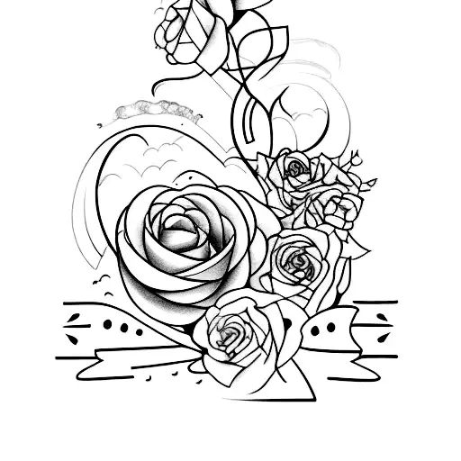 unforgettable written in cursive tattoo design idea