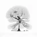 Pohutukawa Tree tattoo design idea